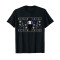 T-shirt Mercredi Addams noir homme/femme - miniature