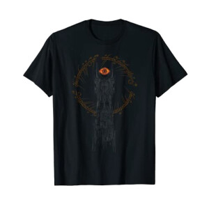 T-shirt Le Seigneur des anneaux noir homme/femme