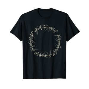 T-shirt Le Seigneur des anneaux noir homme/femme