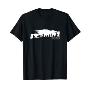 T-shirt Le Seigneur des anneaux noir homme/femme