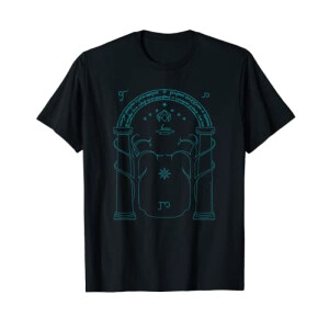 T-shirt Le Seigneur des anneaux noir homme/femme
