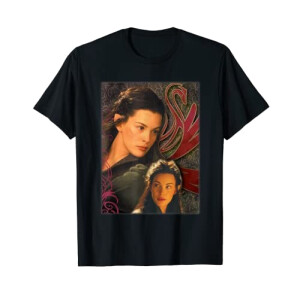 T-shirt Le Seigneur des anneaux noir homme/femme