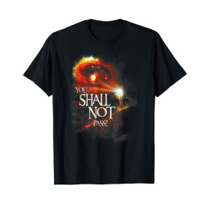 T-shirt Le Seigneur des anneaux noir homme/femme